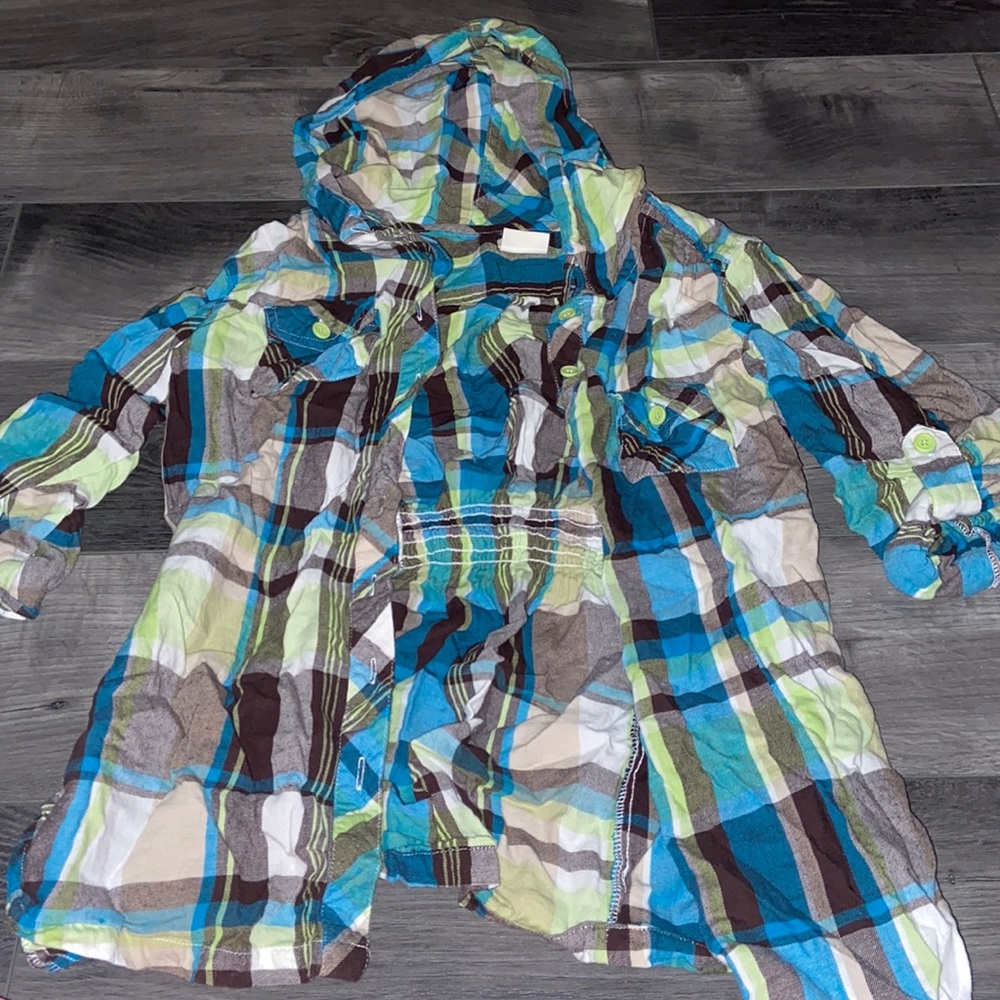 Hooded flannel